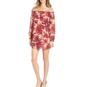 For Love and Lemons Wild Rose Mini Dress